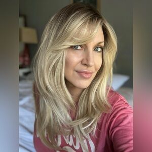 Layered Blonde Wig Rooted with Bangs Modern Wolf Cut by NikitaWigs (36)